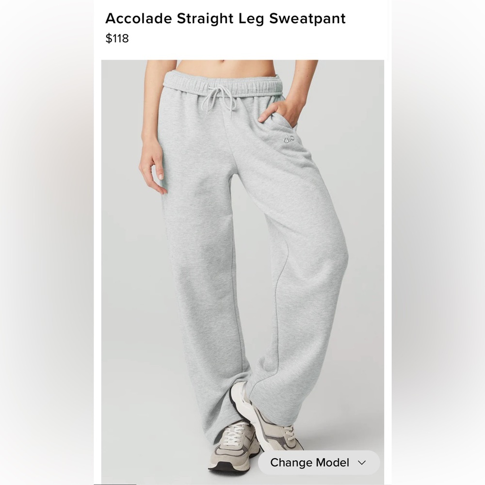Alo Accolade Straight Leg Sweatpants